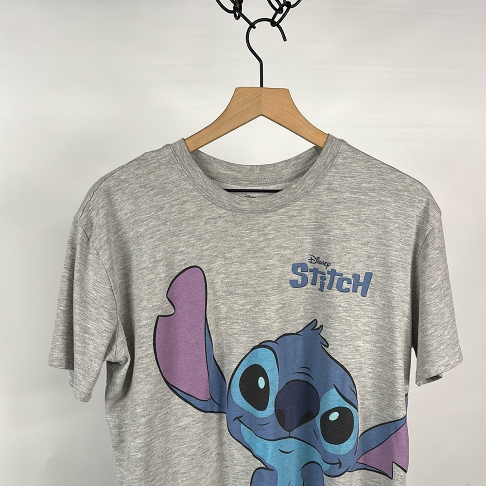 Disney Stitch Short Sleeve T-Shirt - Womens - XL - Gray